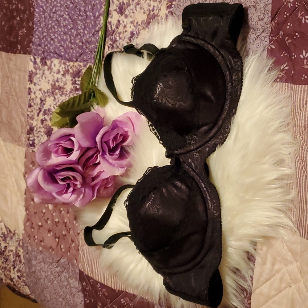 Isadora Black Underwire Bra not padded 36C